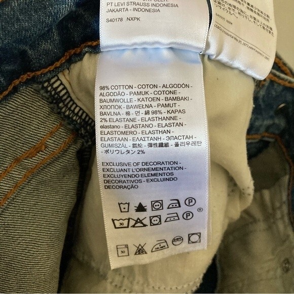 Levi's Wedgie Skinny Icon Jeans 26 - Picture 7 of 7